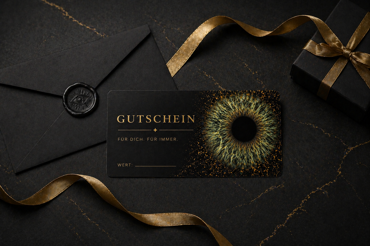 Edles Geschenkset mit Iris-Fotokunst